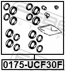 0175UCF30F Febest Ремкомплект гальмівної системи