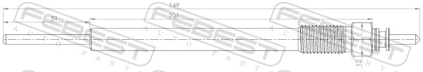 Свіча накалу Bosch 250213006 ціна, від 13.81 USD