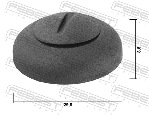 8682526000 Chrysler Пістон (кліп) кріплення підкрилки переднього крила