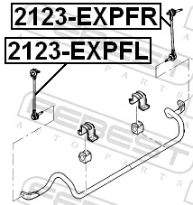 2123EXPFL Febest Яйця стабілізатора переднього