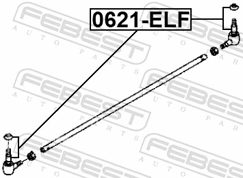 8971073460 Isuzu Накінечник поперечної рульової тяги