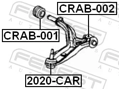 2020CAR Febest Кульові на авто