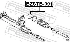 BZSTB001 Febest Пильник рульової