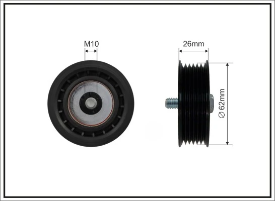 Ролик приводного ременя, паразитний 21347907 Pro-parts