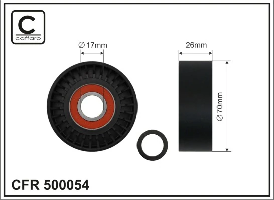 Купити MPQ1273 Magneti Marelli Натяжний ролик