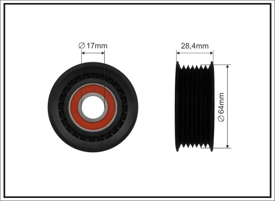 Натяжний ролик Caffaro CFR41700 ціна, від 8.57 USD