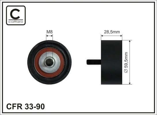 Купити CFR3390 Caffaro Натяжний ролик