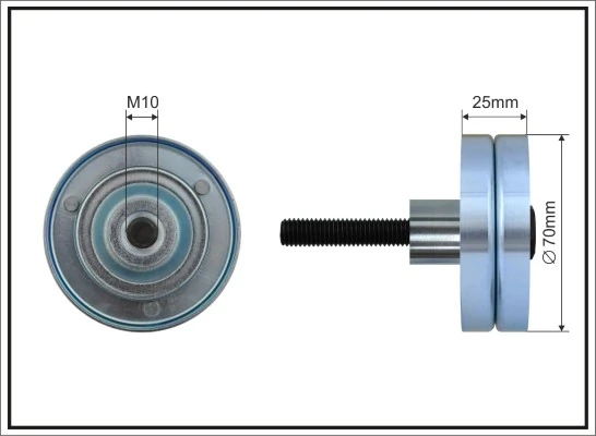 MPQ1071 Magneti Marelli Ролик приводного ременя, паразитний