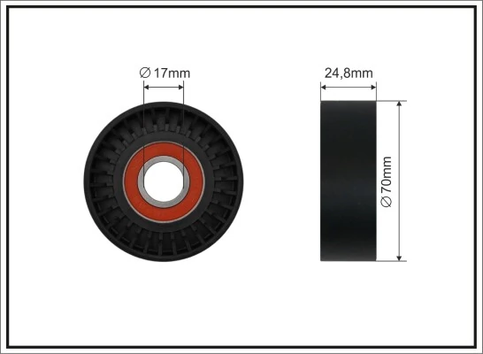 K04593822AC Fiat/Alfa/Lancia Натяжна планка поліклинового ременя