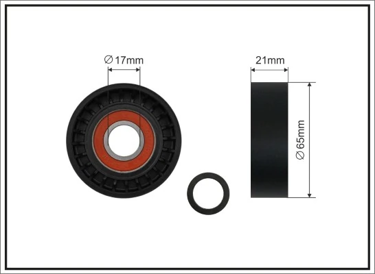 Натяжний ролик MPQ1278 Magneti Marelli