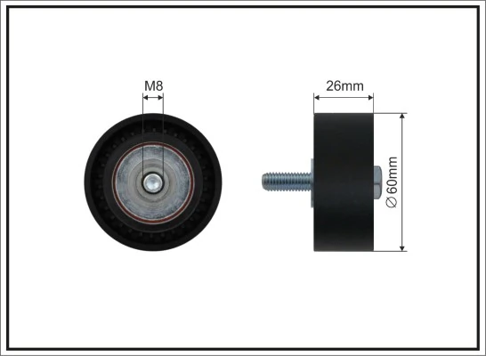Натяжний ролик CX/Complex CX0314 ціна, від 10.45 USD
