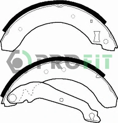 Купити Колодки гальмові задні, барабанні Ford Sierra II GBC,GBG