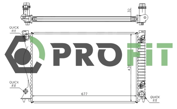 Купити Радіатор Audi A6 C6 4F2