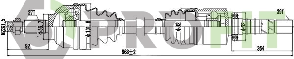 Піввісь передня, права Maxgear 490625 ціна, від 103.67 USD