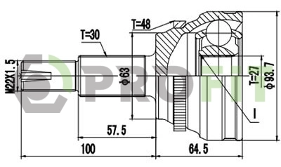 CV30272 Sato Tech Граната зовнішня
