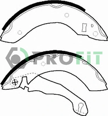 Купити 361212 Jurid/Bendix Колодки гальмові задні, барабанні