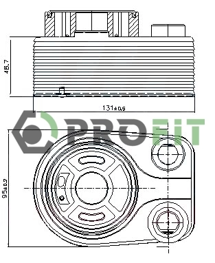 Купити 7730034 Kamoka Радіатор масляний (холодильник), під фільтром