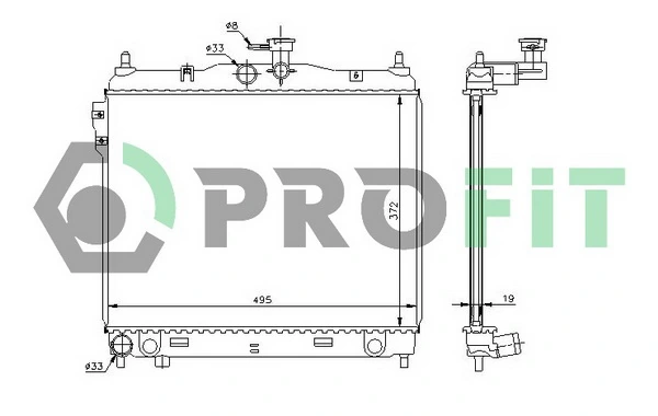 Радіатор основний FPS 32A656X ціна, від 74.17 USD