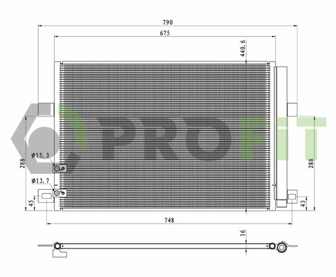 Конденсатор кондиціонера Polcar 95P1K81K ціна, від 98.45 USD