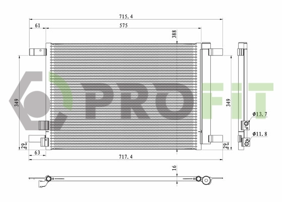 Конденсатор на Audi Q3  F3B