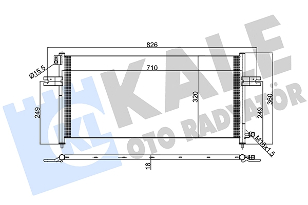 Конденсатор кондиціонера Polcar 2796K81K ціна, від 53.61 USD