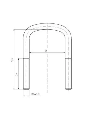 STR50206 STR Скоба ресори