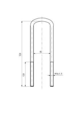 STR50308 STR Скоба ресори