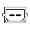 ABEU040 Mobiletron Датчик АБС