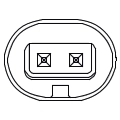 ABEU602 Mobiletron Датчик АБС (ABC) передній, правий