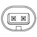ABEU361 Mobiletron Датчик АБС (ABS) задній