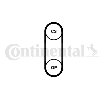 Ремінь масляного насосу CICT1204 Continental/Siemens
