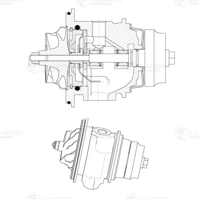 Купити 014TC17426000 Mahle Original Турбіна