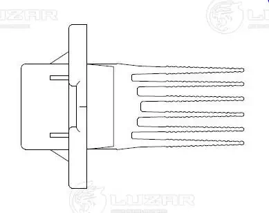 Резистор обігрівача Luzar LFR0880 ціна, від 14.12 USD
