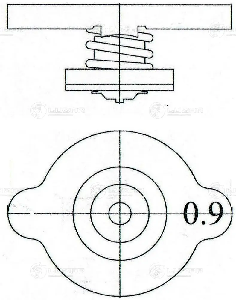  Кришка радіатора ВАЗ NIVA 1