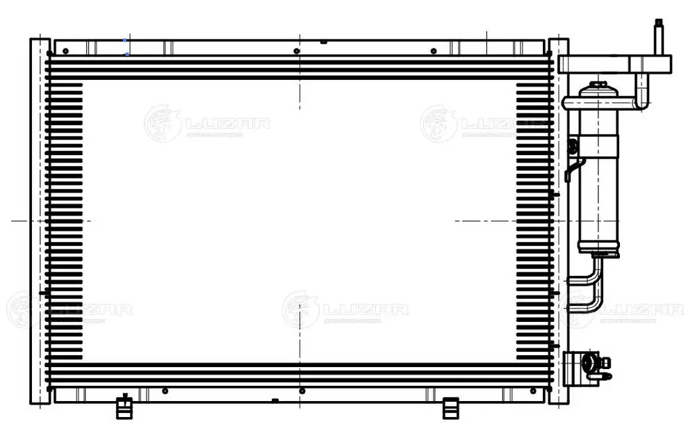 Конденсатор кондиціонера Luzar LRAC1086 ціна, від 56.65 USD