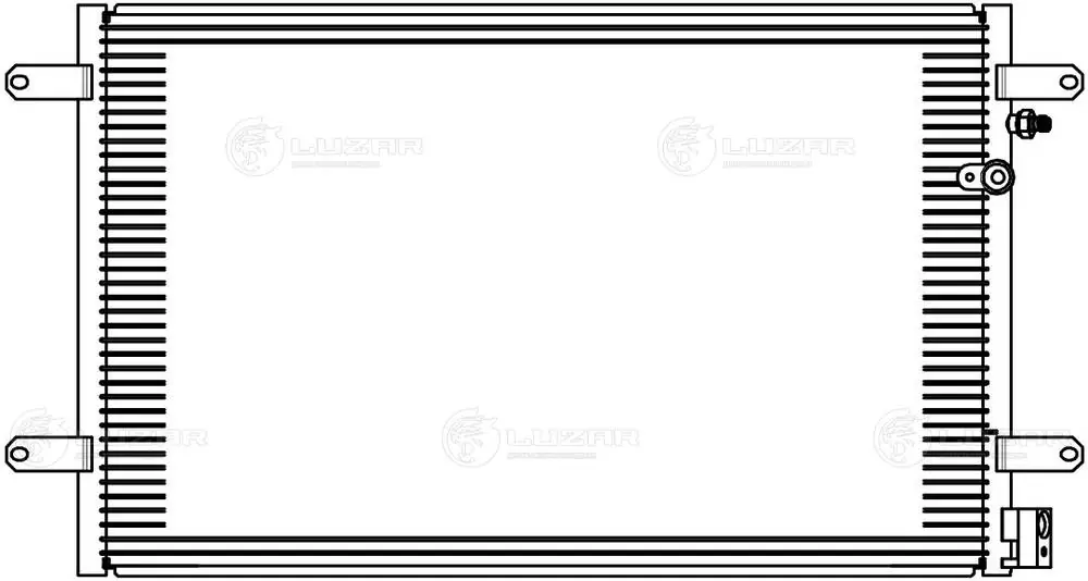 Купити Радіатор кондиціонера Audi A6 C6 4F2