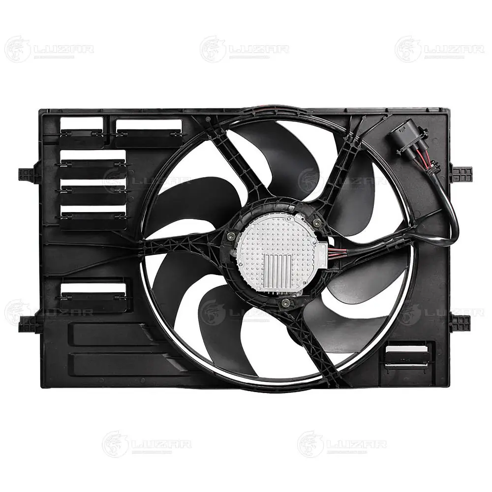 Купити 12W378 FPS Дифузор радіатора охолодження, в зборі з двигуном і крильчаткою