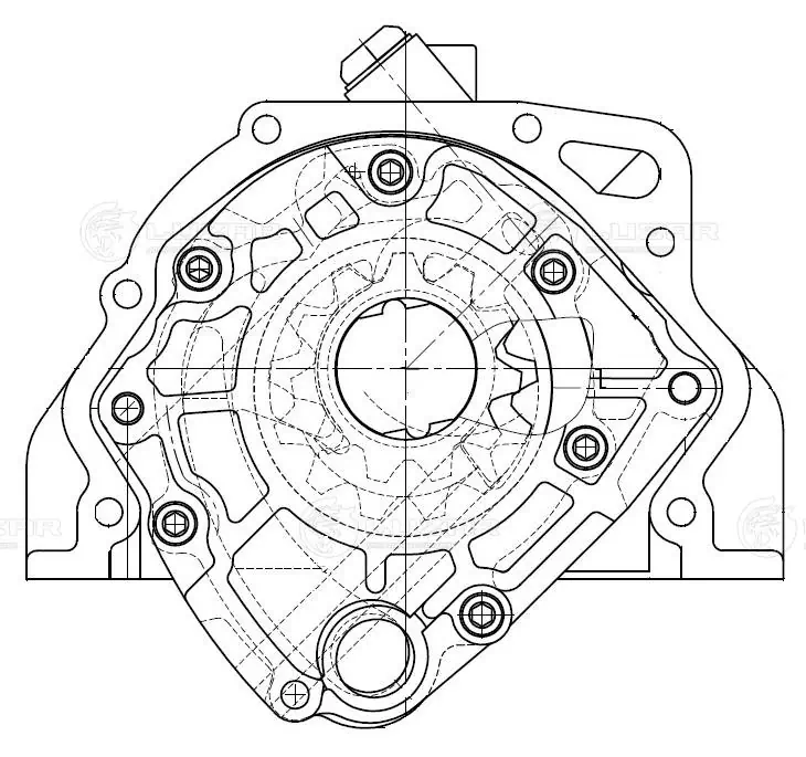 Масляний насос двигуна на ВАЗ 2108  