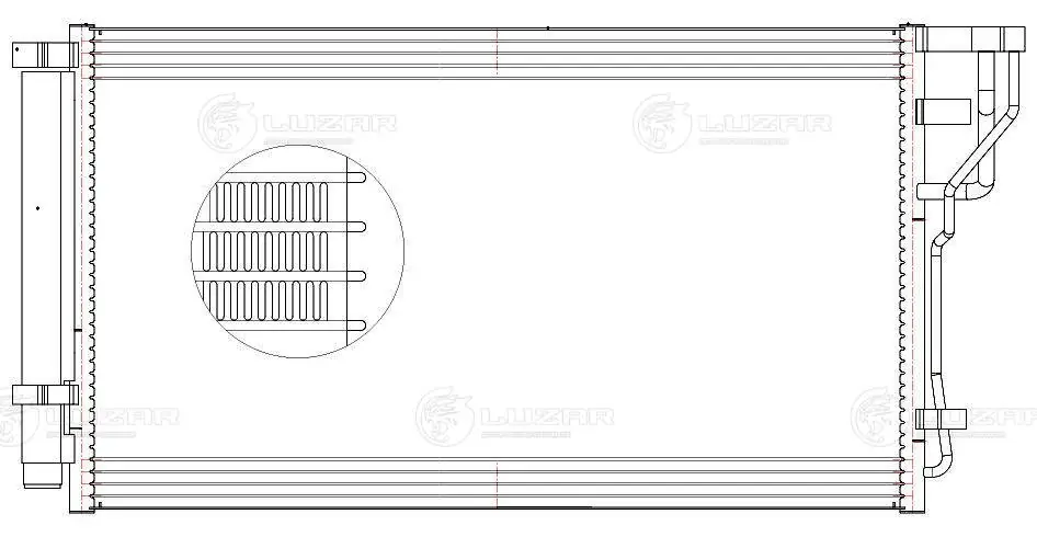Конденсатор кондиціонера Luzar LRAC08125 ціна, від 80.40 USD