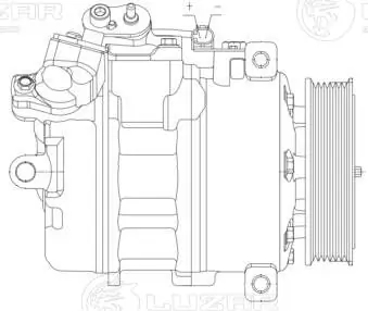 Компресор системи кондиціювання Luzar LCAC26E6 ціна, від 204.03 USD