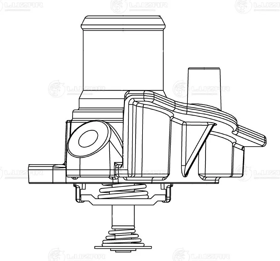  Корпус термостата Fiat Ducato 3