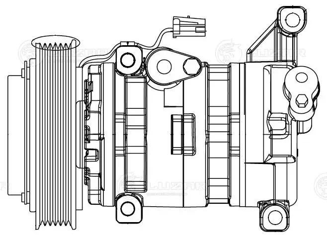 Компресор системи кондиціювання Luzar LCAC2540 ціна, від 194.71 USD