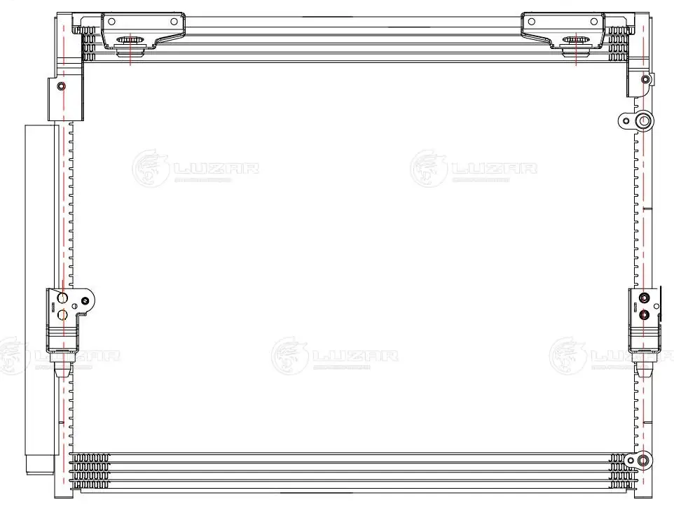 Конденсатор кондиціонера VALEO 822621 ціна, від 103.87 USD