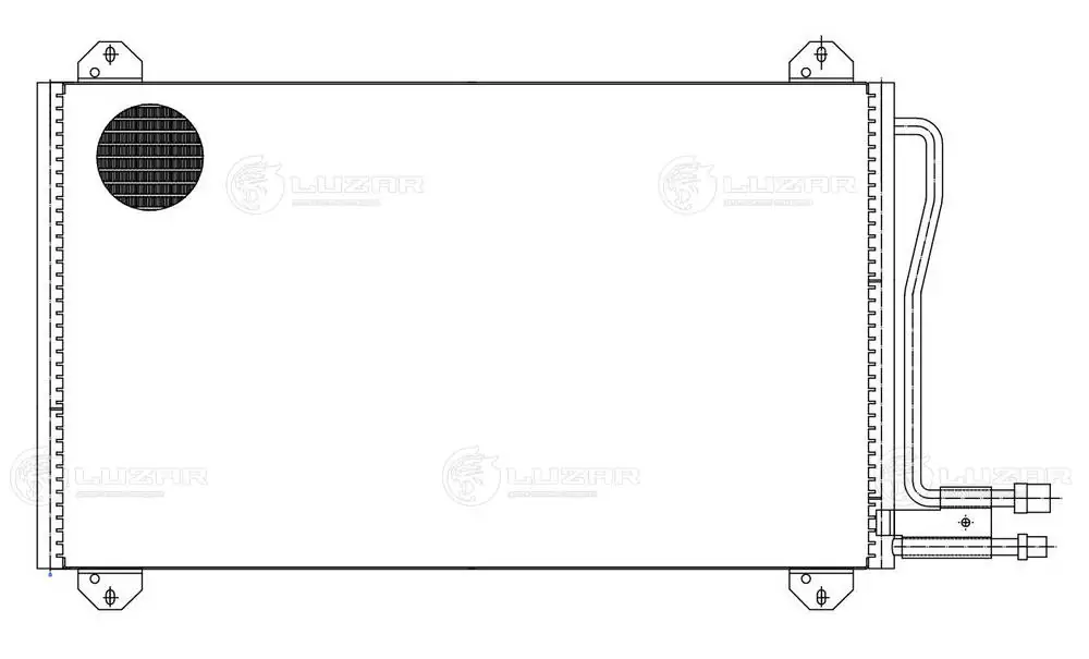 Конденсатор кондиціонера Luzar LRAC1530 ціна, від 74.25 USD