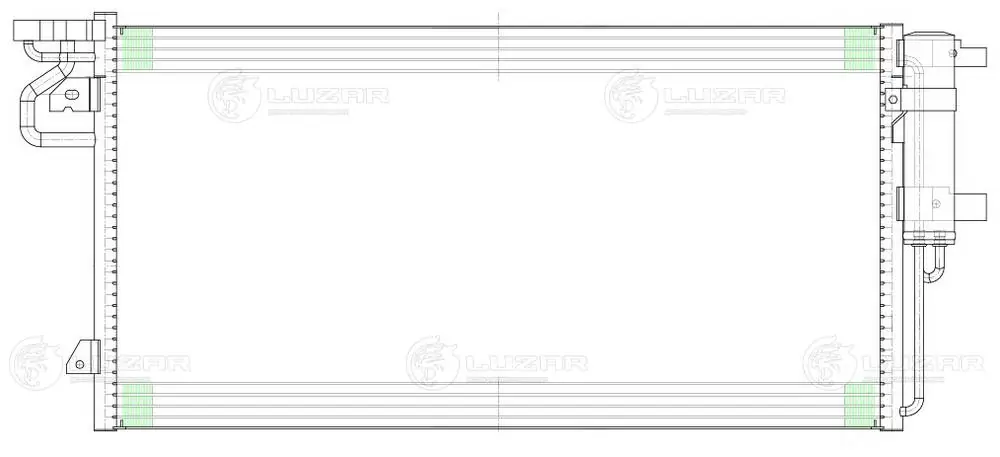 Конденсатор кондиціонера Luzar LRAC1068 ціна, від 69.05 USD