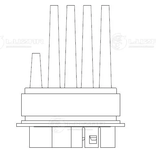 Резистор обігрівача Luzar LFR2167 ціна, від 35.87 USD