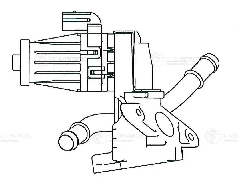 Клапан ЄГР LVEG1005 Luzar