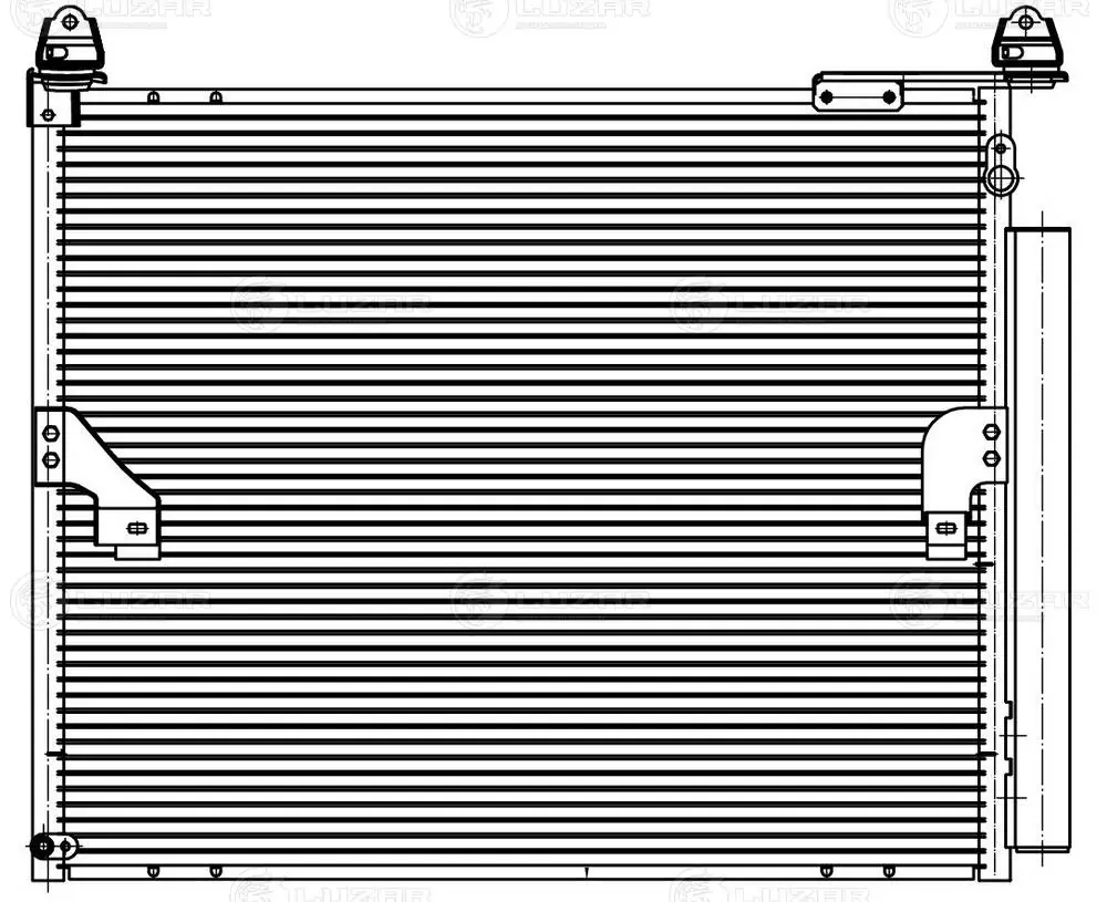 Конденсатор кондиціонера Toyota Land Cruiser PRADO позашляховик (J150) (2009 - 2026) ціна, від 3376.25 UAH