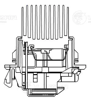 Резистор пічки RU783 Standard