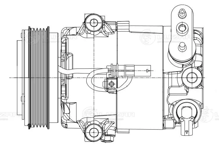 Компресор системи кондиціювання Luzar LCAC2131 ціна, від 112.49 USD